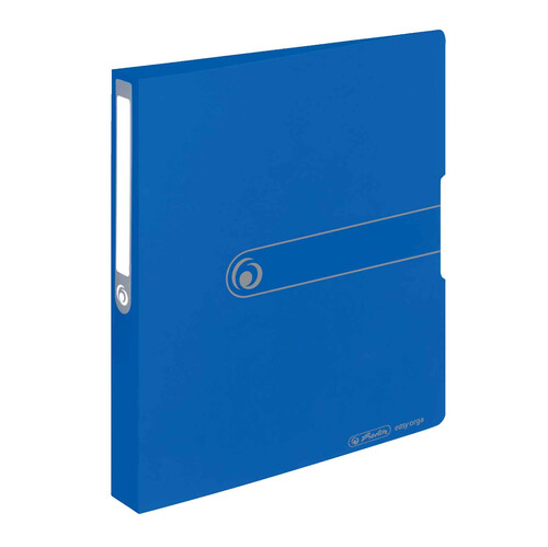 Herlitz Ringbuch A4, 2 Ringe, 3,8cm Rcken, 25mm Fllhhe blau